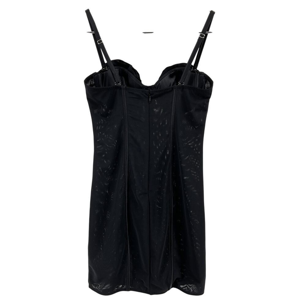 Fleur Du Mal Floral Black Rose Cup Dress Size S NWT - Picture 2 of 6